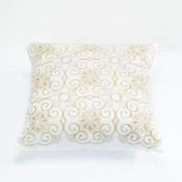 Embroidered Filled Cushion - 45x45 cms - thumbnail