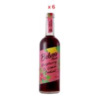 Belvoir Raspberry& Lemon Cordial 6X500Ml