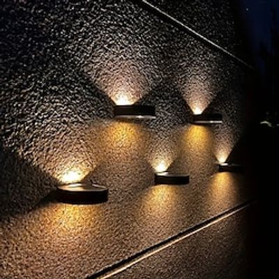 Solar Wall Light Outdoor Waterproof Wall Washing Light Garden Step Fence Wall Courtyard Waterproof Landscape Decoration 1PC miniinthebox Solar Wall Light Outdoor Waterproof Wall Washing Light Garden Step Fence Wall Courtyard Waterproof Landscape Decoration 1PC miniinthebox