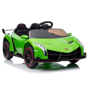 Lamborghini Veneno Kids Electric Car - Green (12V) (UAE Delivery Only)