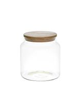 Cook Concept 1.9 Liter Conservation Jar Glass with Lid Wood