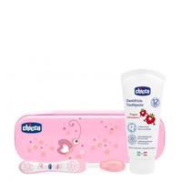 Chicco Pack Oral Hygiene Kit Pink 12M + x3