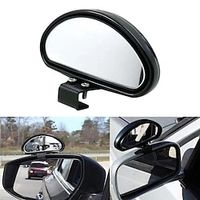 Car Blind Spot Mirror 360 Rotation Adjustable Rear View Mirror Wide Angle Convex Lens For Parking Auxiliary Mirror Lightinthebox - thumbnail