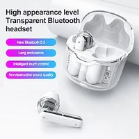 AKZ-S22 True Wireless Headphones TWS Earbuds In Ear Bluetooth 5.3 Ergonomic Design Stereo with Charging Box for Apple Samsung Huawei Xiaomi MI  Fitness Everyday Use Traveling Mobile Phone miniinthebox - thumbnail