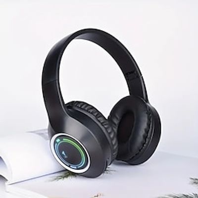 On-Ear Bluetooth Headset Lightweight Foldable Wireless and Wired Stereo Headset with Microphone and Volume Control Bluetooth 5.3 Headset for iPad/Travel/Tablet/PC miniinthebox