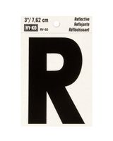 Hy-Ko 3 Inches Black Reflective Letter R Hy-Ko 3 Inches Black Reflective Letter R