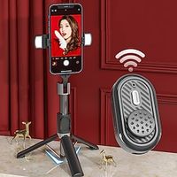 Selfie Stick Bluetooth Extendable Max Length 100 cm For Universal Android  iOS Universal Lightinthebox - thumbnail
