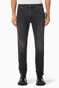 Big Label Slim-Fit Denim Jeans