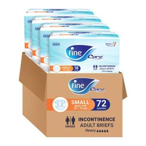 Fine Care Absorbent Adult Open Small Dermapro7-Alpha (Pack of 72)