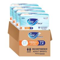 Fine Care Absorbent Adult Open Small Dermapro7-Alpha (Pack of 72)