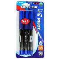 Pilot BPS-GPM Gip Ball Point Pens - Blue Ink (6 Pack)