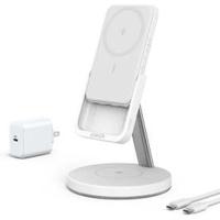 Anker 633 Maggo Magnetic Wireless Charger, White