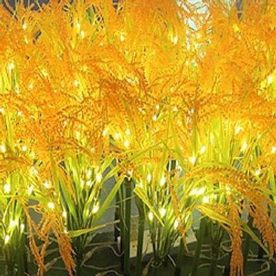LED Light Emitting Barley Ear Rice Ear Grain Light Outdoor Solar Energy Courtyard Lawn Decoration Light Garden Landscape Simulation Lightinthebox