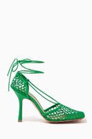 Stretch Sandals in Mesh & Nappa Stretch Sandals in Mesh & Nappa