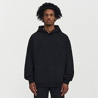 Hoodie Sweatshirt Pullover Plain Front Pocket Hoodie For Men's Women's Adults' Non-Printing 100% Polyester Street Casual Daily miniinthebox - thumbnail