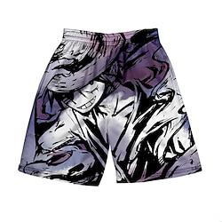 One Piece Monkey D. Luffy Portgas·D· Ace Beach Shorts Board Shorts Back To School Anime Harajuku Graphic Kawaii Shorts For Couple's Men's Women's Adults' 3D Print Street Casual Daily Lightinthebox