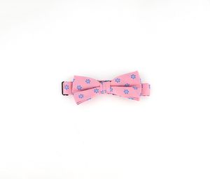 Big Boys Pre-Tied Mini-Floral Bow Tie  Pink