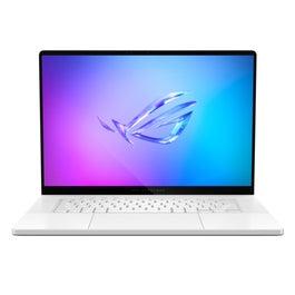 ASUS ROG Zephyrus G16 AMD Ryzen AI R9-HX370 32GB RAM 2TB SSD NVIDIA GeForce RTX 4070 8GB Graphics 16" 2.5K OLED 240Hz Win 11 Home Gaming Laptop - Platinum White [GA605WI-AI-OLED9232G]