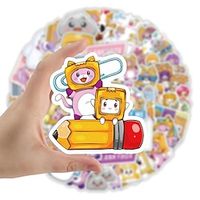 62pcs Lankybox Merch Stickers Pack, Cute Cartoon Game Vinyl Waterproof Decals For Water Bottle,Laptop,Phone,Skateboard,Scrapbooking,Journaling Gifts For Teens Kids Adults For Party Favor Supply Decor miniinthebox