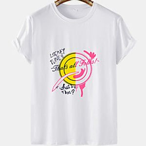 Men's Unisex Tee T shirt Hot Stamping Graphic Prints Emoji Face Letter Plus Size Short Sleeve Casual Tops 100% Cotton Basic Designer Big and Tall White Khaki Green miniinthebox