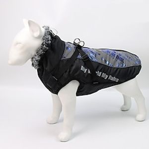 Waterproof Windproof Reversible British Style Dog Vest Winter Coat Warm Dog Apparel for Cold Weather Dog Jacket for Small Medium Large Dogs with Furry Collar miniinthebox