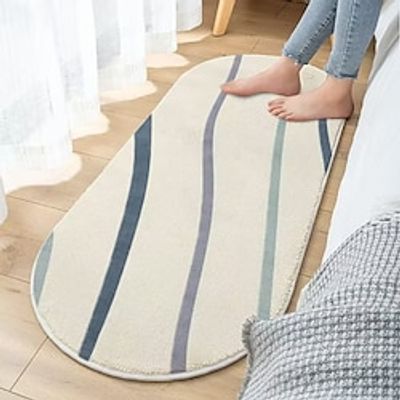 Imitation Wool Runner Rug Geometric Hallway Area Rug Bohemian Kitchen Washable Modern Geometric Soft Rug Indoor Non Slip Carpet Bathroom Bedroom Lightinthebox