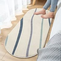 Imitation Wool Runner Rug Geometric Hallway Area Rug Bohemian Kitchen Washable Modern Geometric Soft Rug Indoor Non Slip Carpet Bathroom Bedroom Lightinthebox - thumbnail