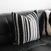 Imitation Wool Embroidered Throw Pillow Cover Technology Quiet Cushion Cover Sofa Living Room Bench Bedroom miniinthebox - thumbnail