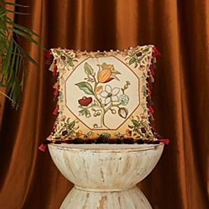 Pillowcase Retro American Style Luxurious Color Wind Chimes Pillowcase Living Room Bedroom Sofa Cushion Cover miniinthebox