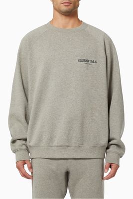 Crewneck Pullover in Cotton