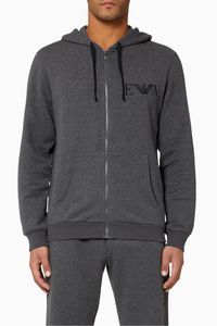 EA Micro Eagle Hooded Jersey Sweatshirt