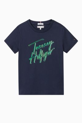 Signature Logo T-shirt in Organic Cotton Jersey Signature Logo T-shirt in Organic Cotton Jersey