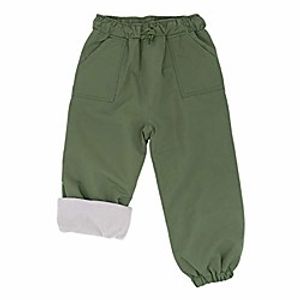 splash pants toddler boys girls, water-proof breathable (fleece-lined: green, 4t) Lightinthebox