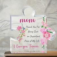 Get A Meaningful Acrylic Sign As A Birthday Or Mother's Day Gift - A Thoughtful Mom Gift To Show Your Love! Thank You Gift Art Craft Ornament Gift Aesthetic Decor Desk Ornament Lightinthebox