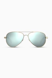 PLD 8015/N Aviator Sunglasses 50 in Gold Metal
