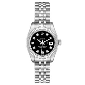 Datejust Steel White Gold Diamond Ladies Watch 179174 Box