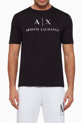 Logo Print Crewneck T-Shirt Logo Print Crewneck T-Shirt