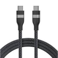 Anker USB-C to USB-C Cable, 240W 6 Ft Flexible Multi-Color Braided Cord, Fast Charging Type C Charger For iPhone 16/16 Pro/16 Plus/16 Pro Max, MacBook Pro, iPad Pro, Galaxy S23, Grey ANK-A81D6H11