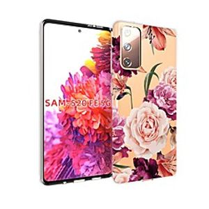 Case For Samsung Galaxy S20 FE Transparent Pattern Back Cover Flower TPU Soft Galaxy S20 Plus Note 20 Ultra Note 10 Plus A11 A21S A31 A41 A51 A71 A81 A91 miniinthebox