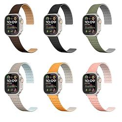 Sport Band Compatible with Apple Watch band 38mm 40mm 41mm 42mm 44mm 45mm 49mm Magnetic Clasp Adjustable Silicone Strap Replacement Wristband for iwatch Ultra 2 Series 9 8 7 SE 6 5 4 3 2 1 Lightinthebox