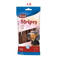 Trixie Stripes with Beef Dog Treats 100G Pack Of 6