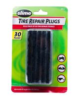 Slime Tire Repair Plugs Black 4 Inch 30 String - thumbnail