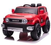 Megastar Ride On 12 V Toyota Style Truck With Leather Seat & Remote control - Red (UAE Delivery Only)