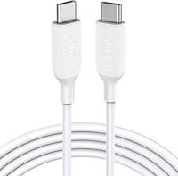 Anker PowerLine USB C to USB C Cable 100W 6ft, Type C Fast Charging Cable 2.0, PD Charging for Apple MacBook Pro 2020, iPad Pro 2020, Galaxy S10 Plus S9 S8 Plus, Pixel, Switch, LG V20-(White)-(A8856H21)