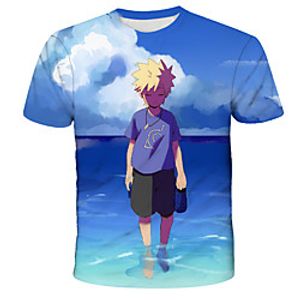Inspired by Naruto Akatsuki Anime Cartoon Polyester  Cotton Blend 3D 3D Harajuku Graphic T-shirt For Women's  Men's Lightinthebox