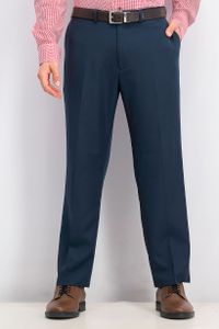 Mens Classic-Fit Performance Solid Classic Dress Pants  Dark Navy