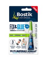 Bostik Fix & Glue Gel 3g