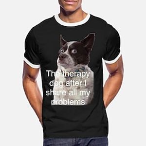 Men's T shirt Tee Tee Graphic Animal Dog Crew Neck Clothing Apparel 3D Print Outdoor Casual Short Sleeve Print Fashion Designer Vintage Lightinthebox