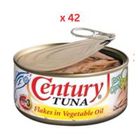 Century Tuna Flakes In Vegetable Oil, 180 Gm Pack Of 42 (UAE Delivery Only)