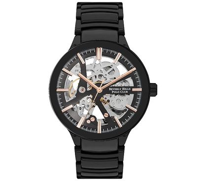 Beverly Hills Polo Club Men's Automatic Black Dial Watch - BP3327X.650